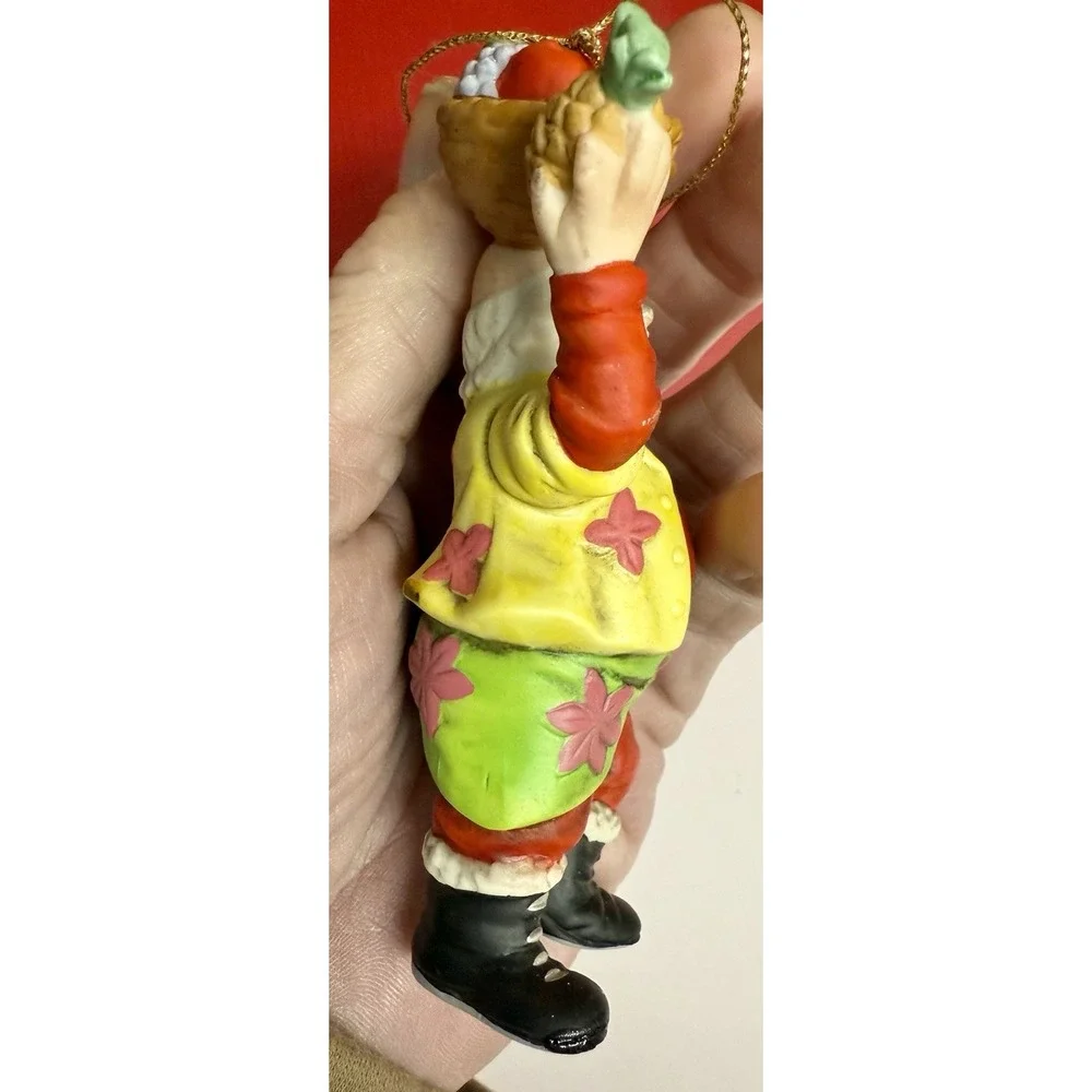 Danbury Mint TAHITI‎ Santa Around The World Christmas Ornament